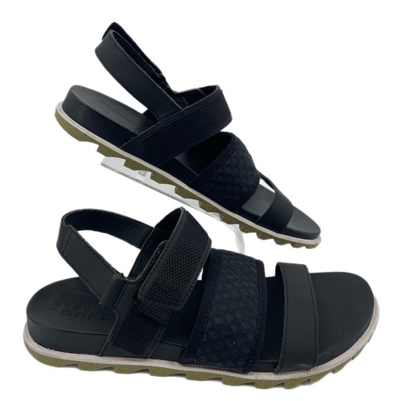 Sorel Shoes - Sorel Black Patent Leather Sandals | Classic Style